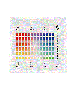 Skydance TD3-4S 4 Zones Wall Mounted Touch DALI Panel LED Controller