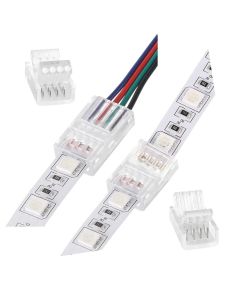 2pin 3pin 4Pin Solderless Connector 8mm 10mm For Led Strip Quick Connectors 5PCS