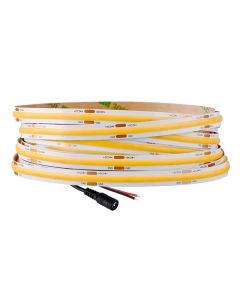 Dotless FCOB COB Led Strip Light 320LEDs/m 480LEDs/m 16.4ft High Density Ribbon 12V 24V