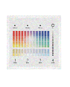 Skydance TD5-4S 4 Zones Wall Mounted Touch DALI Panel LED Controller